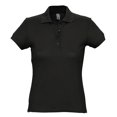 thumbnail image 1 of SOLS - Polo de piqué modelo Passion de manga corta para mujer (Negro), 1 of 3