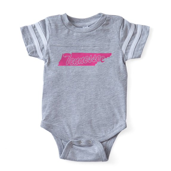 CafePress - Tennessee - Cute Infant Baby Football Bodysuit