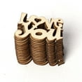 thumbnail image 4 of 60 Pack Me Too Wood Letters Scene Props Wooden Handwriting Style Exquisite Pendant Letter Decor Crafts, 4 of 10
