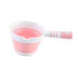 thumbnail image 4 of Cucharón de agua plegable para baño, ahorra espacio, cucharón plegable, cuchara de agua para mascotas Rosa, 4 of 9