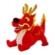 thumbnail image 1 of Peluches de dragón, bonitos juguetes de peluche de dragón para decoración del hogar. Rojo, 1 of 9