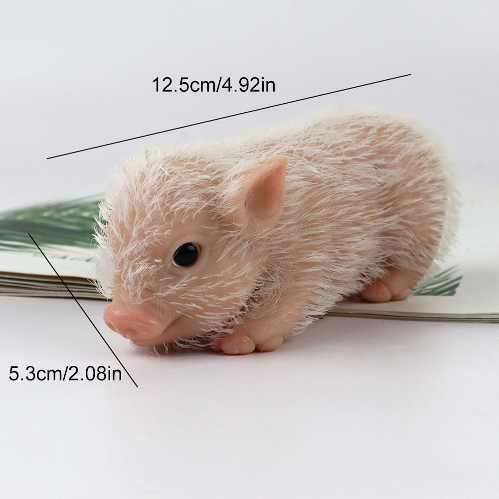 Silicone Pet Toy – Realistic Pig, Rabbit & Dog Soft Reborn Animal Dolls for Kids, Parent-Child Play, Home Party Gifts