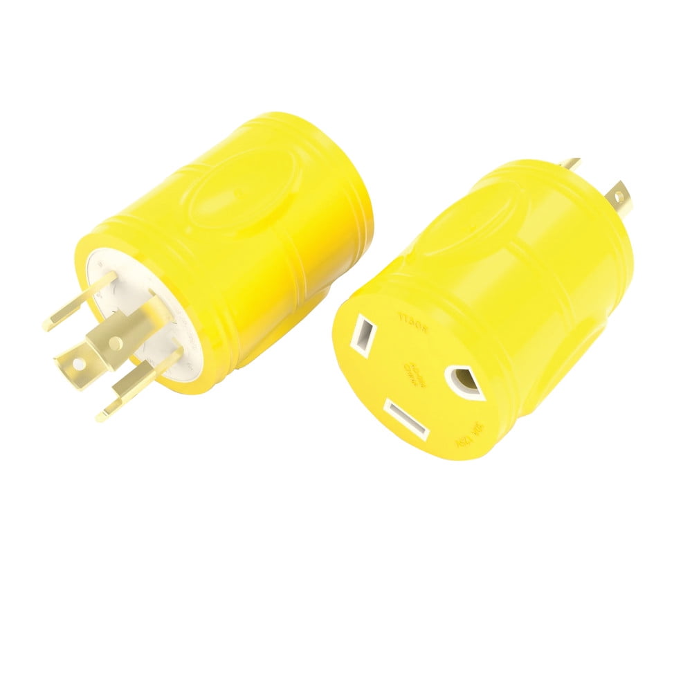 FURRION 30A FEMALE LOCKING CONNECTOR YELLOW
