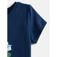 thumbnail image 3 of Wonder Nation Toddler Girls Graphic Tee with Short Puff Sleeves, Sizes 18M-5T, 3 of 3