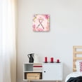 thumbnail image 2 of Cuadro Decorativo - Cinta de cáncer de mama Jr  Impresión en canvas, estrechado., 2 of 2