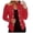 Red, variant on YDFCWXW Women's Double Slim Fit Blazers Notch Lapel Work Office Suits Casual Open Front Blazer Light Green, L