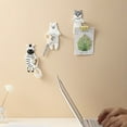 thumbnail image 3 of Hooks Animal Type Bendable Reusable Durable Multifunction Coat Hook For Keys Bathroom Shower Outdoor Kitchen Door Metal Door Hanger Hook for Wreath 12 Kitchen Hooks for Mounted Fireplace Guard Towel, 3 of 3