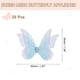 thumbnail image 2 of 20Pack Apliques de Mariposa de Malla Transparente, Parche de Mariposas de 50mm, Azul Claro, 2 of 7