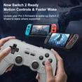 thumbnail image 4 of Controlador Bluetooth 8BitDo Pro 3 para Switch/Switch 2 - Gris, 4 of 9
