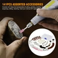 thumbnail image 3 of PrePat 141Pcs Grinding Polishing Cutting Sanding Rotary Tool Accessories Kit For Dremel, 3 of 9