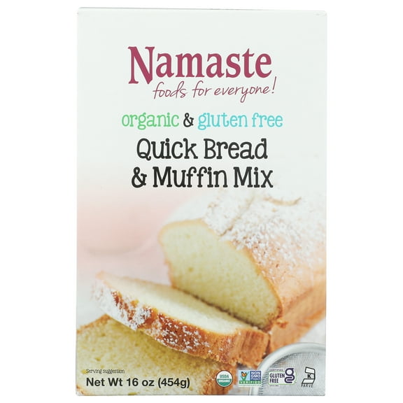Namaste Foods, Gluten Free, Organic, Quick Bread & Muffin Mix, 16 oz. Box