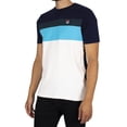 thumbnail image 2 of Fila Leary Panelled T-Shirt, Blue, 2 of 4