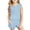 Sky Blue, variant on Amidoa Girls 2 Piece Outfits Summer Clothes Graphic Tank Top and Casual Short Kids Clothing Sets Light Blue Size 12Years
