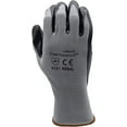 thumbnail image 3 of cor-touch ii polyester work gloves with a black flat nitrile coating, pack of 12 pairs, 3 of 5