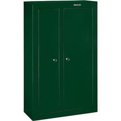 Stack-On 23323 10-Gun Convertible Double Door Security Cabinet - Green, Key Lock - Model No. GCDG-924