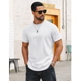 thumbnail image 2 of COOFANDY Plain Tshirts for Men 100% Cotton Short Sleeve T Shirt Crewneck Casual, 2 of 6