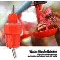 thumbnail image 3 of 20 piezas bebedero para pollos, tetina automática para gallinas, aves de corral, patos, dispensador de agua, estilo tornillo, alimentación de ganado, 3 of 4
