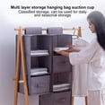 thumbnail image 5 of Toudaret Reinforced Design Hanging Organizer Wardrobe Storage Hanging Bag Multi-layer Anti-slip Organizer with Drawers Foldable Clothes Socks Underwear Storage, 5 of 8