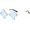 Blue, variant on Mushroom Shape Sunglasses for Women Irregular Rimless Eyewear Retro  Party halloween Sun Glasses