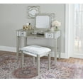 thumbnail image 2 of Linon Madison Silver Vanity Set - White, 2 of 19