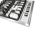 thumbnail image 3 of DENEST Gas Cooktop 23" 4 Burners Built-in Stove Stainless Steel Stove NG/LPG Gas, 3 of 9