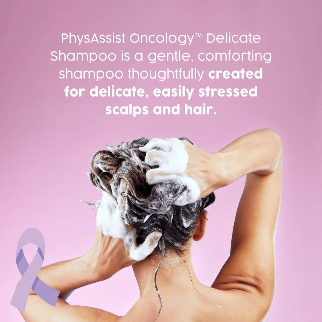 PhysAssist Oncology Delicate Shampoo. Kind to Fragile Hair and Scalp. Without Fragrance. 8 oz