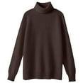 thumbnail image 4 of BLOCLOALO Christmas Print Sweatshirt Fuzzy V-Neck Long Sleeve Pullover Casual Loose Fit Top Winter Holiday Trendy Warm Festive Soft Sweatshirts Plus Size Tops Comfortable Sweatshirts Brown Xl, 4 of 6