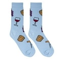 thumbnail image 6 of Crazy Socks, Womens, Food, Wine, Crew Socks, Novelty Silly Fun Cute, 6 of 6