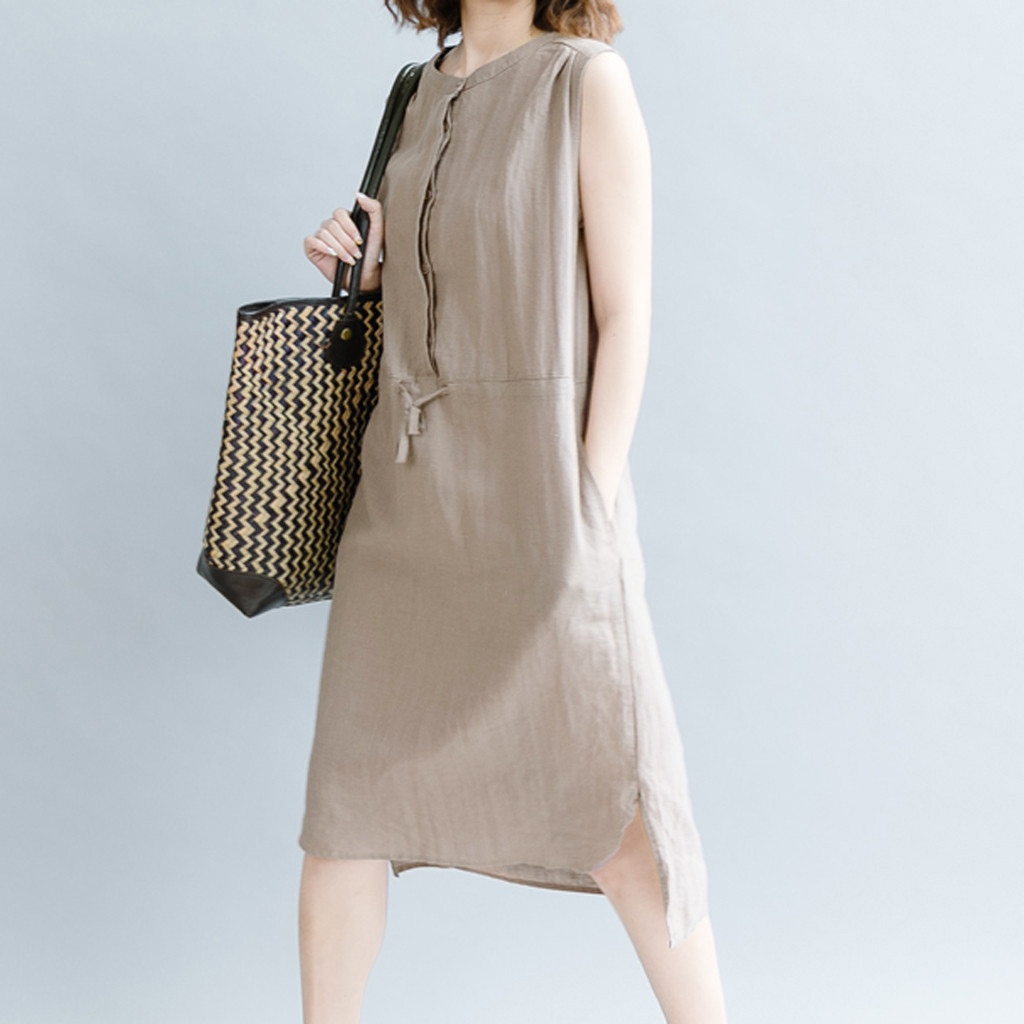 vince sleeveless utility dress
