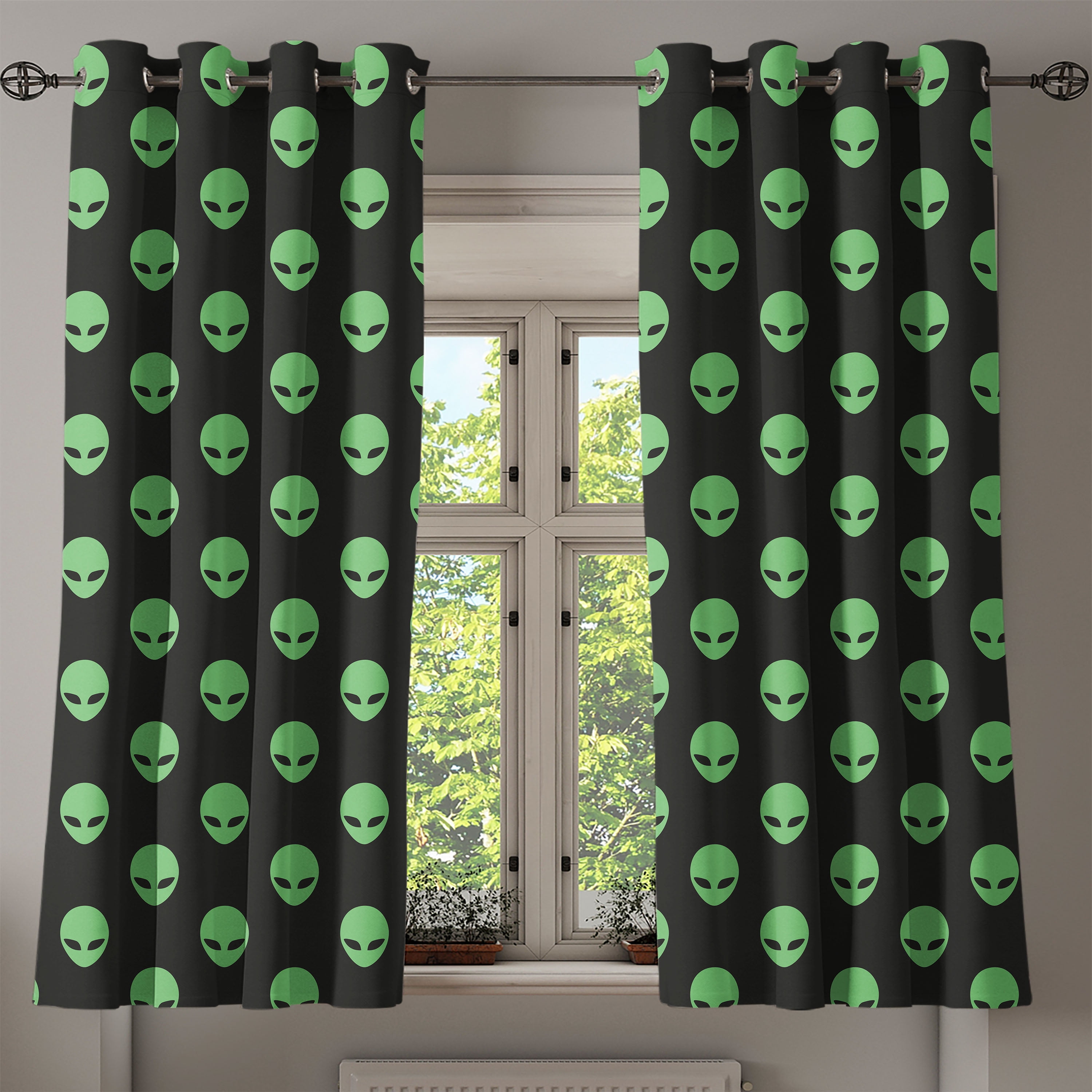 Supernatural Blackout Curtain Panel Living Room Bedroom Thermal Window Drapes 