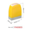 thumbnail image 2 of Uxcell Notice Stamp Self Inking, Office Stamps Message Stamp Business Stamp Style 1 ["Passed"], 2 of 6