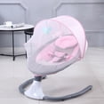 thumbnail image 2 of Cama de bebé Putybudy S-Y608 Columpio motorizado para bebés para bebés Balancín para bebés 4 velocidades y 4 temporizadores y 12 canciones de cuna preestablecidas Admite conexión BT Unidad flash USB L Putybudy Cama de bebé, 2 of 7