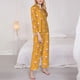 thumbnail image 3 of Balery Cute Popcorn Conjunto de Pijama con Estampado para Mujer, Conjunto de Dos Piezas con Manga Larga, Ropa de Dormir Suave con Bolsillos, Pijamas Cómodos-Large, 3 of 7