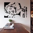 thumbnail image 1 of Adhesivos de pared Creative Marilyn Monroe, PVC, 58 x 39 cm, 1 of 3