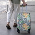 thumbnail image 3 of Pioneer Flower Floral Print Pattern Luggage Cover Fashion Suitcase Cover Baggage Covers Fit 25-28 Inch Luggage (Go Travel), 3 of 5
