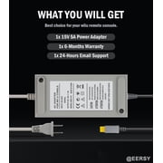 Charger Compatible with Wii U WiiU AC Adapter Power Supply for Wii U Console US Plug 15V 5A