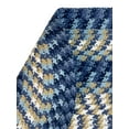 thumbnail image 3 of Better Trends 5' x 7.5' Oval Braided Rug 100% Polypropylene Durable and Stain Resistant Reversible Indoor Area Utility Rug Heritage Collection - Navy, 3 of 4