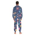 thumbnail image 4 of FORMRS Onesies Pajama for Adults Unisex Hoodie Winter Jumpsuit One Piece Sleepwear, Sizes S-2XL, Pink Jellyfish, 4 of 7