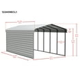 thumbnail image 4 of Arrow 12 x 24 x 9 ft Eggshell Carport With 1 Side Wall Kit, 4 of 15