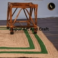 thumbnail image 5 of Jaipur Art And Craft Jute Beige with Green Border Carpet Rectangle Rectangle Area Rug (4x6 Sq ft), 5 of 7