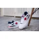 thumbnail image 1 of NEW BALANCE 550 MEN'S SIZE 12 SNEAKERS SHOES BB550ESD 100 White Red Blue NEW, 1 of 5