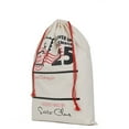 thumbnail image 2 of Aspire Large Christmas Giant Drawstring Bags, Reusable Canvas Gift Bags Storage, Christmas Decorations, 2 of 7