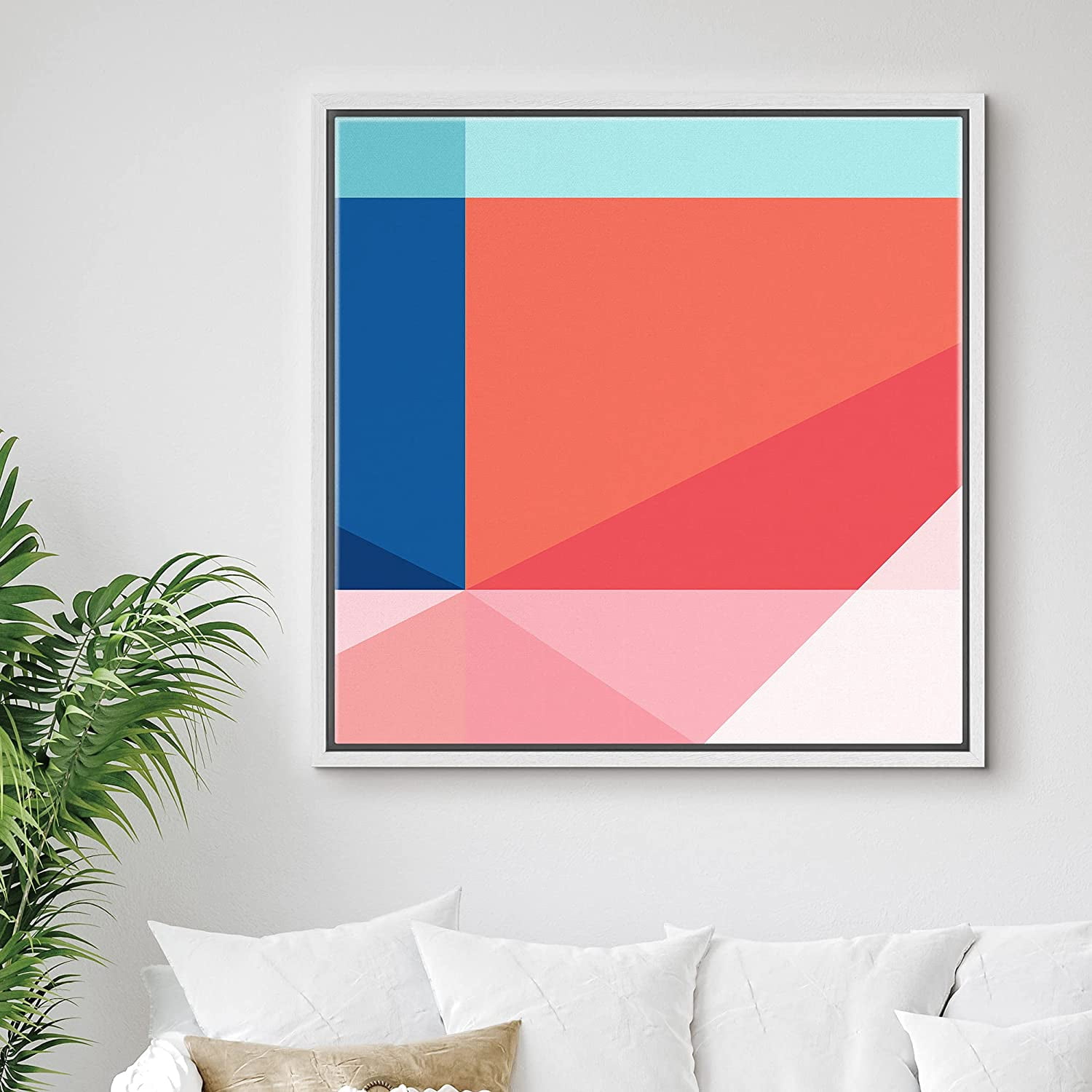 Dynamic Colorblock Design Geometric Color Block Art