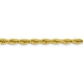 thumbnail image 3 of Primal Gold 14 Karat Yellow Gold 4.75mm Semi-Solid Rope Chain, 3 of 7