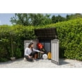 thumbnail image 6 of Toomax Stora Way All Weather 4.25' x 2.5' Storage Shed, Taupe Gray/Brown, 6 of 6
