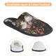 thumbnail image 3 of Fotbe Vintage Floral Vase A Pantuflas Peludas para Mujer con Estampado, Zapatillas de Peluche, Zapatos de Invierno para Casa, Uso Interior y Exterior-Medium, 3 of 8