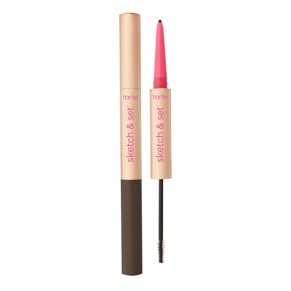 Set de lápiz para cejas y gel tintado Tarte Big Ego, marrón oscuro