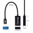 thumbnail image 4 of Cable Matters USB C to DisplayPort Adapter with 8K HDR DisplayPort 1.4 - USB Type C and Thunderbolt 3 Port Compatible with Oculus Rift S, MacBook Pro, Dell XPS, Surface Pro and More, 4 of 8