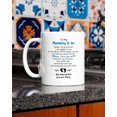 thumbnail image 2 of Coffee Mug For Mommy To Be From New Dad Baby Baby Footprint I Can Hardly Wait To Be In Your Arms Mommy To Be Gifts 11 15oz Ceramic White Cup For Christmas, 2 of 8