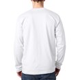 thumbnail image 3 of Bayside Adult 6.1 oz., 100% Cotton Long Sleeve Pocket T-Shirt - BA8100, 3 of 4